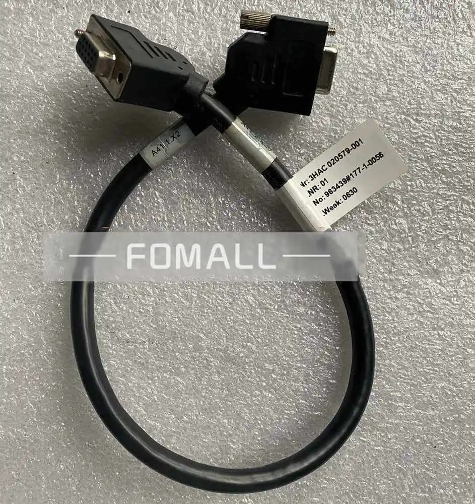 

1Pcs Used For ABB robot cable 3HAC020579-001