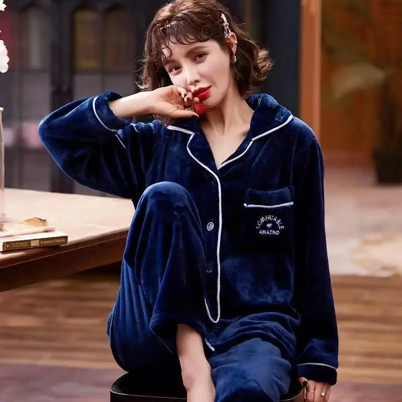 

Женский свободный пижамный комплект. Сестры, милые, дом, ребенок. Сексуальный и теплый