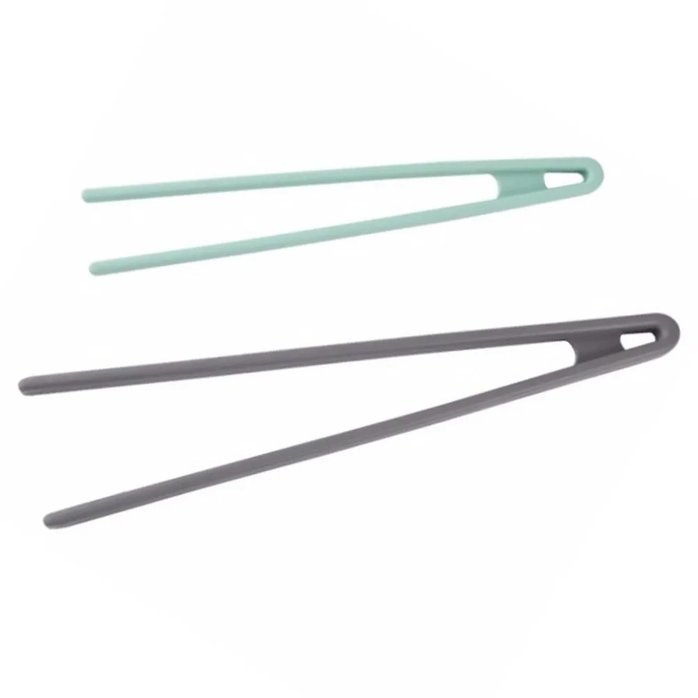 

Grilling Tongs Toast Tongs Culinary Tweezers Tongs Tongs for Cooking with Silicone Tips Food Clamp Sandwich Tongs
