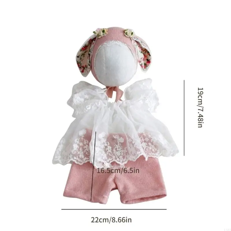 3pcset Baby Photoshoots платья юбка из тюля животное ушная шляпа хлопковые новорожденные шорты L8rb (art.: 3920d15d286dc) - 3920d15d286dc