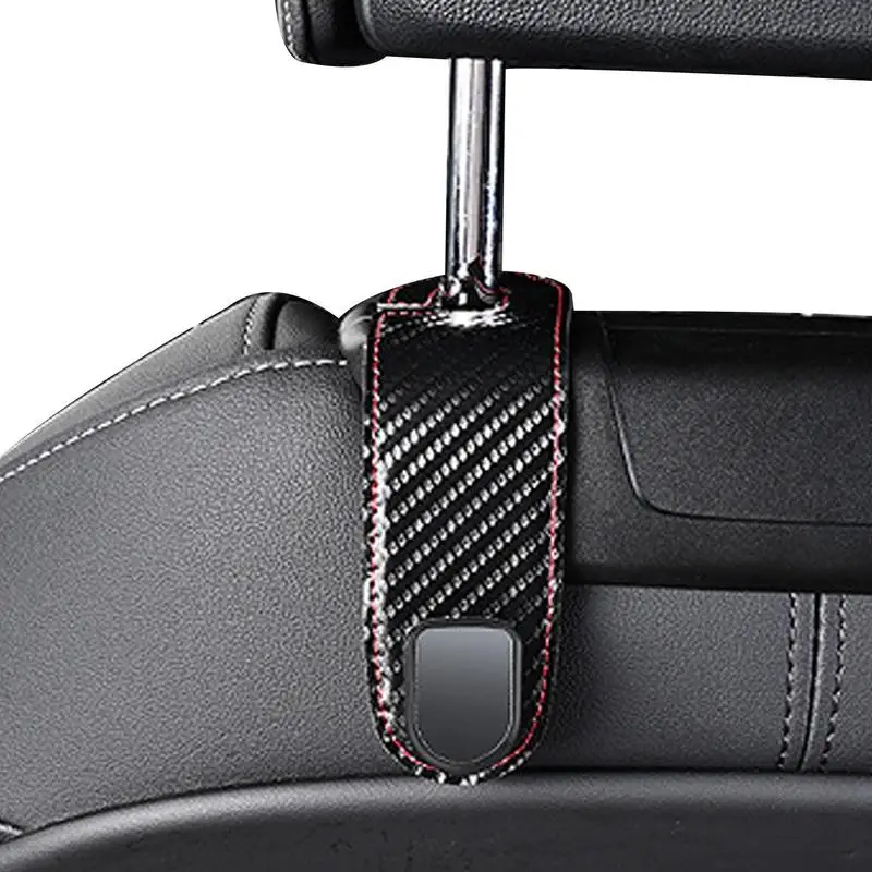 

Detachable Vehicle Headrest Hooks PU Leather Creative Headres Hooks Universal Auto Storage Hanger Holder for Coat Umbrellas