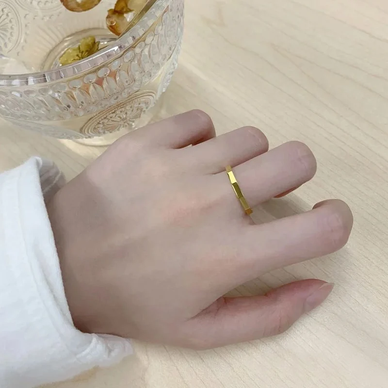 Корейская серия простой браслет кольцо из вольфрамовой стали женское модное