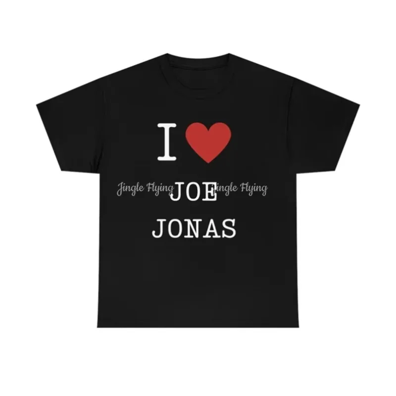 Футболка I Love Joe Jonas, винтажная толстовка в стиле 90-х, унисекс, с графическим принтом (art.: 3920da30542e8) - 3920da30542e8