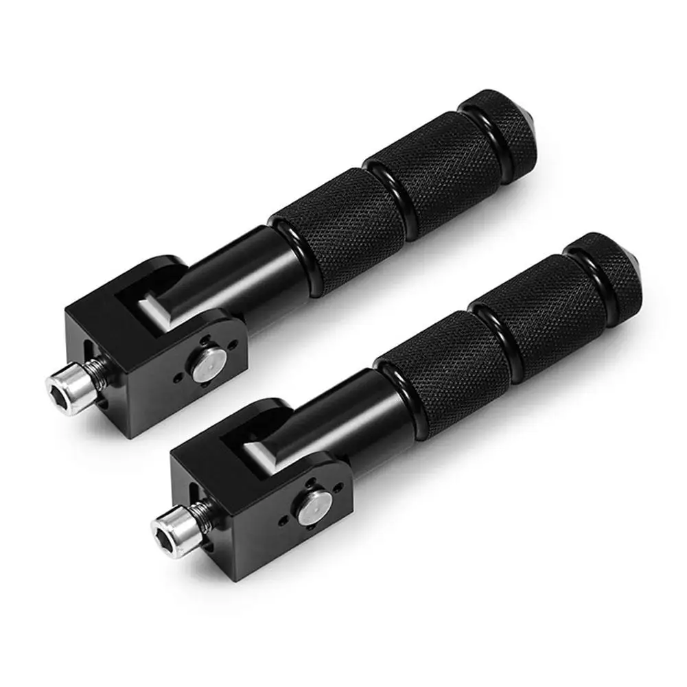 

1 Pair Motorcycle Pedal Foot Rest Foot Pegs Pedal 8mm Universal Folding Pedal Shoe Protector Scooter Modified Accessories