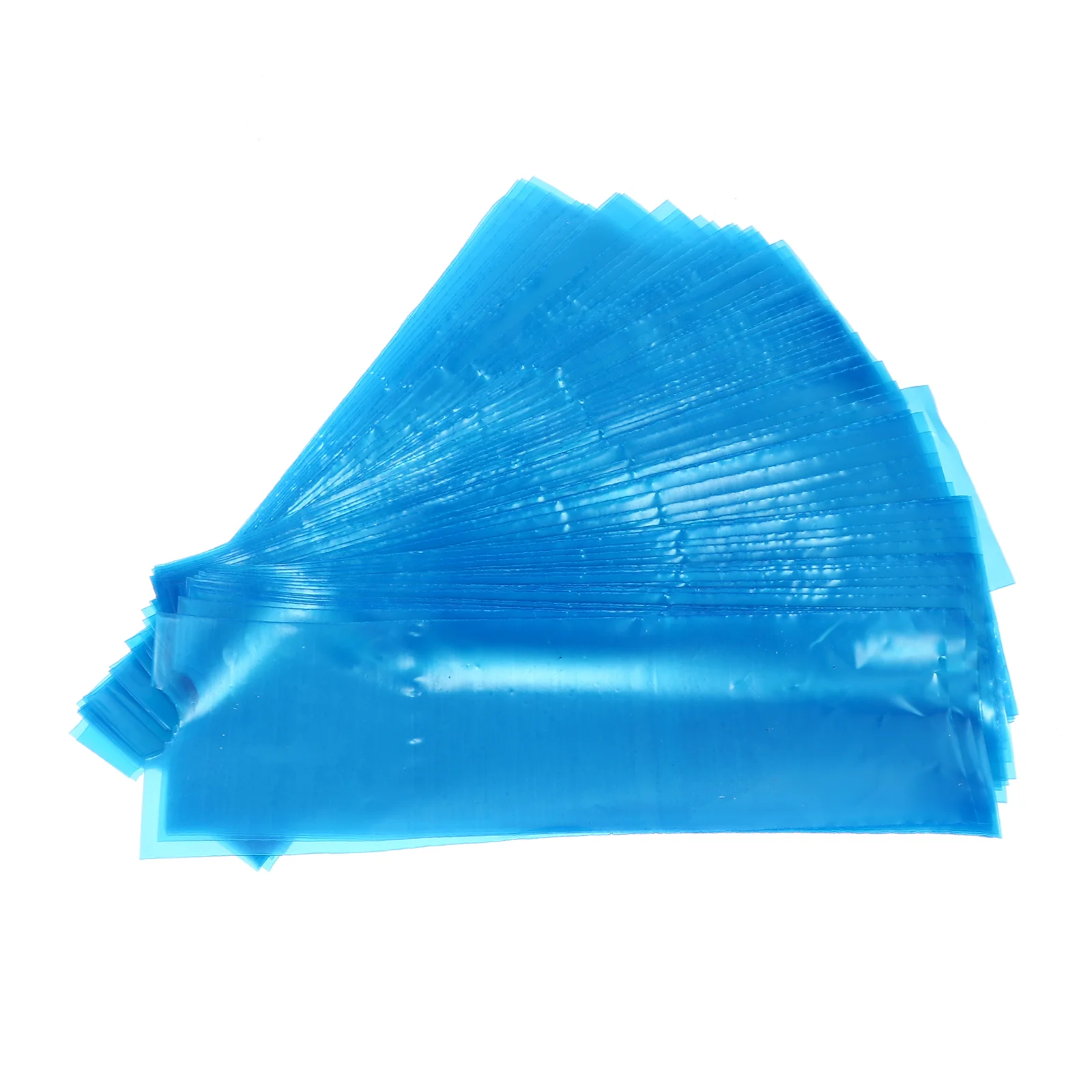 

100pcs Disposable Pen Covers Pen Bags Grip Sleeves (Blue)