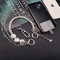 exquisite pendant with phone clip universal anti lost sling wrist lanyard mobile phone lanyard high end womens portable pendant
