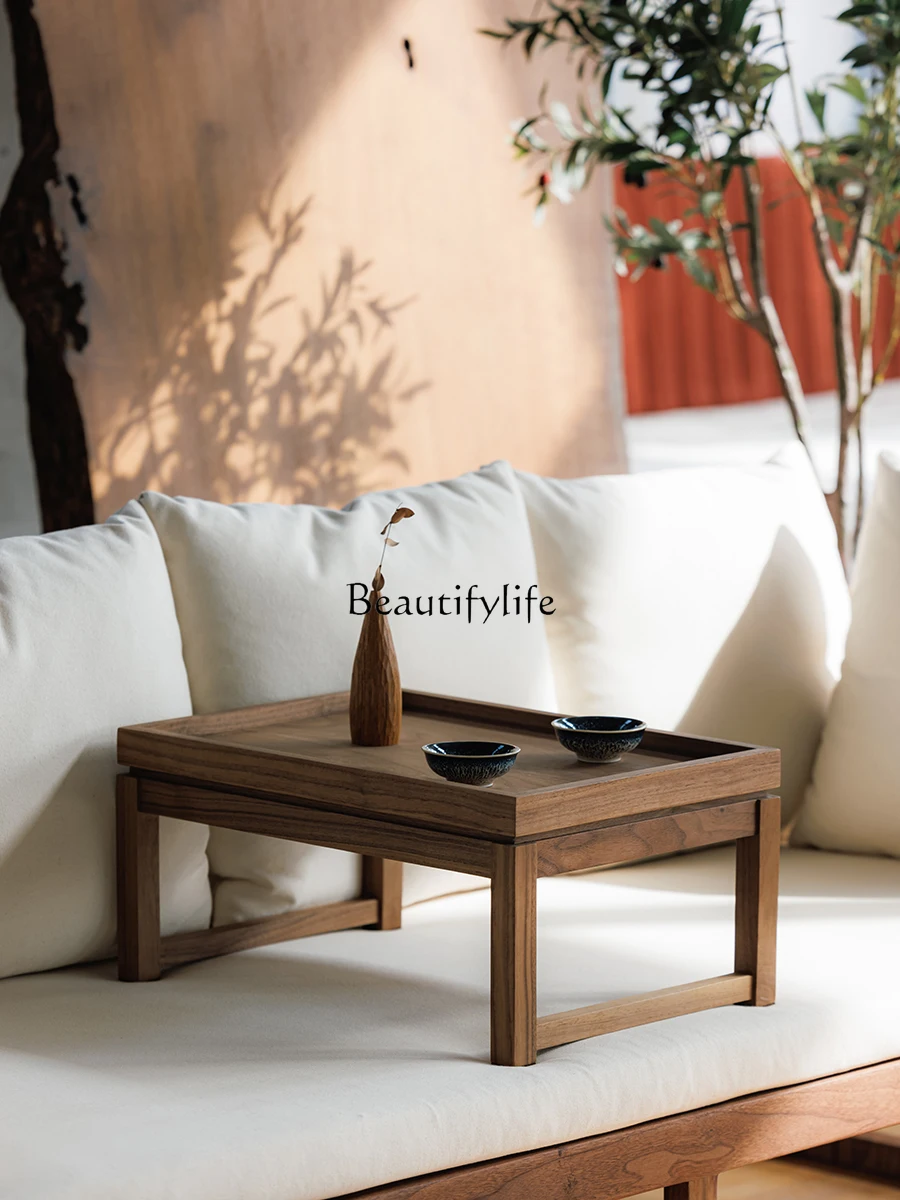 Новый китайский стиль из массива дерева Arhat кровать чайный столик эркерный