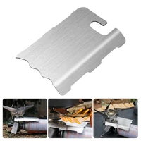 stainless steel outdoor camping cooker heat insulation board heat shield mountaineering camping stove accessories