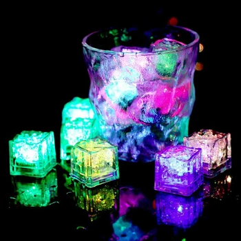 1PC Luminous Led Ice Cubes Colorful Romantic Super Bright Party Festival Toys Gifts for Hotel KTV Bars Party Light Decoration 2
