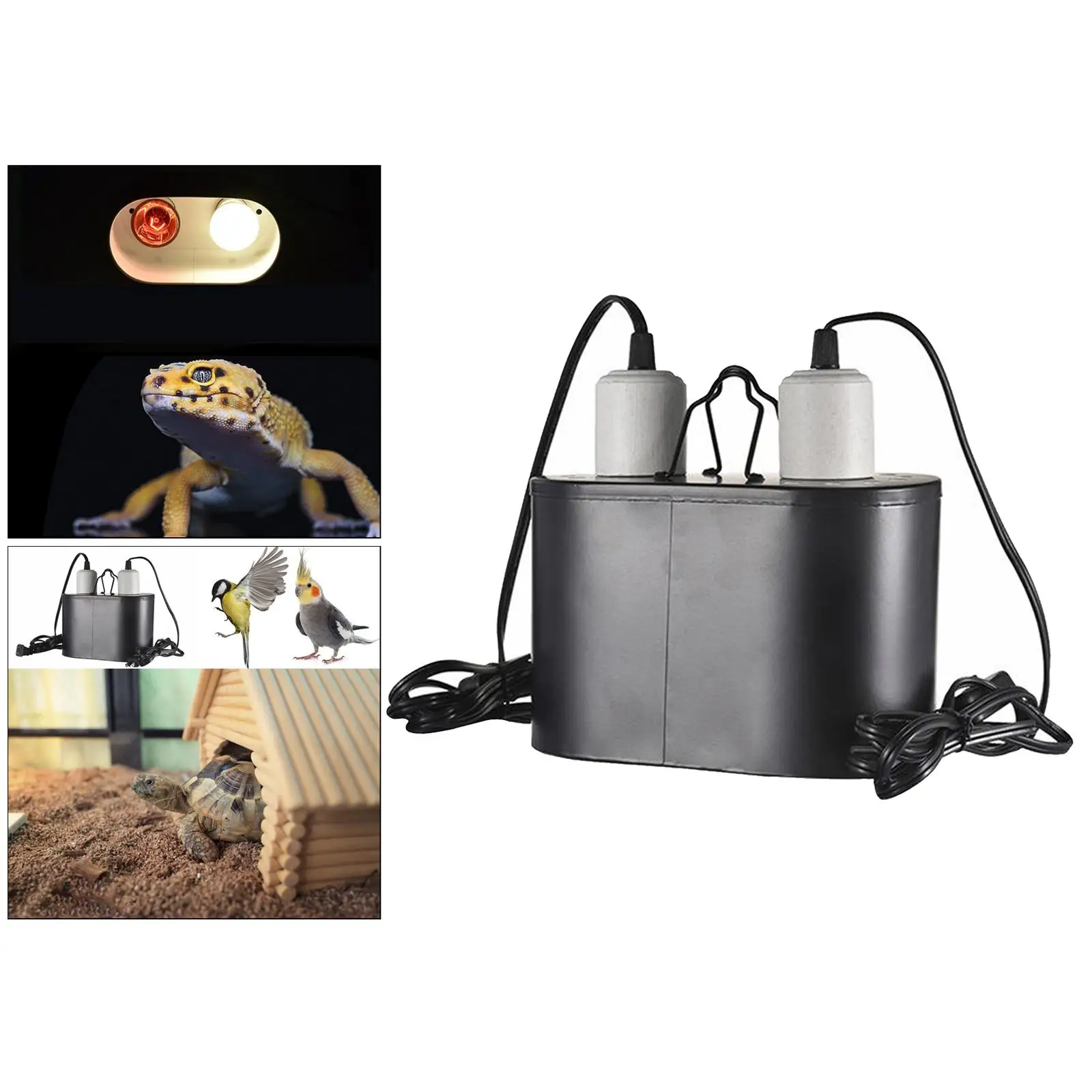 

Dome Reptile Lamp Fixture UVB Light Fixture E27 Holder for Terrarium