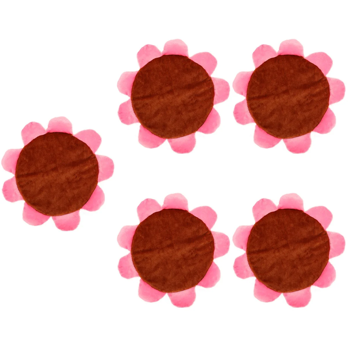 

5x Household Supple Breathable Warm Flower Design Cat Bed Mat Mat Supple Cat Pad for Cage Home Cat