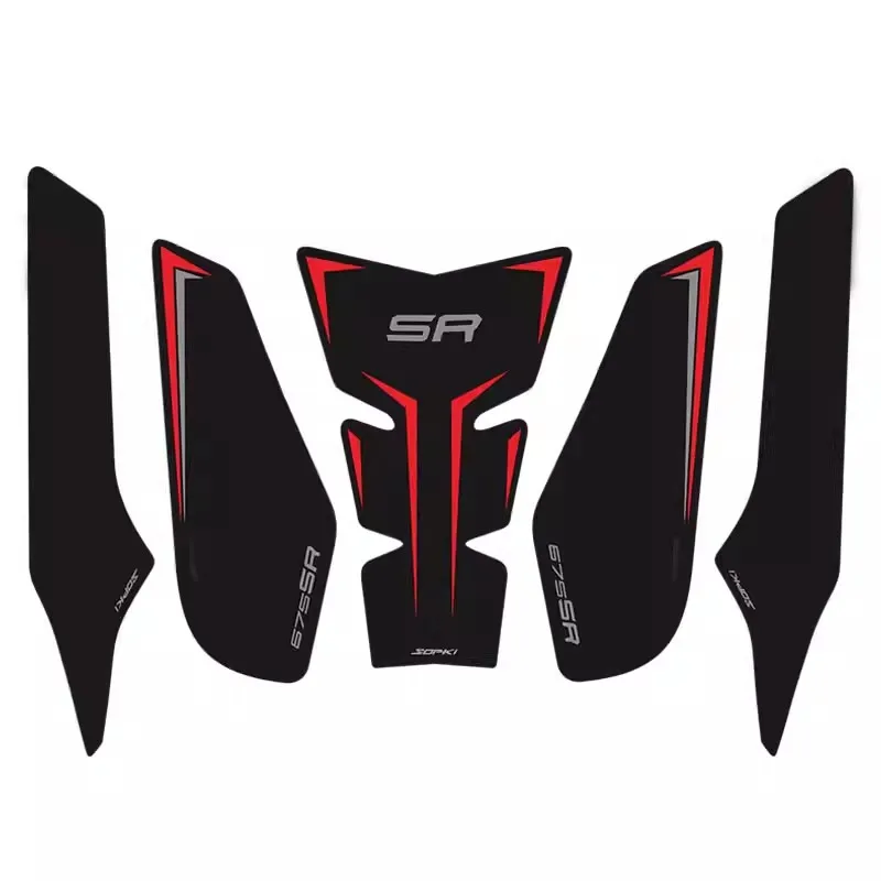 Новый бак мотоцикла, тяговая боковая накладка, наколенник, защитная наклейка, крышка для 675SR SR-R SS 675SR-R SR675 675 SR 675SS 2025, детали