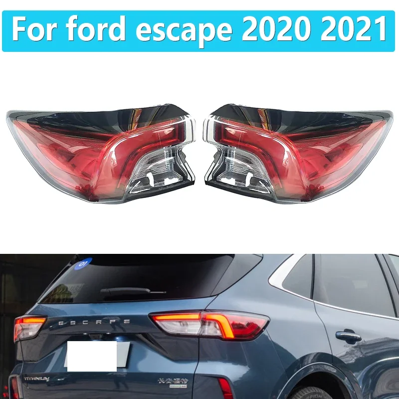 Светодиодный задний фонарь автомобиля для Ford escape 2020 2021 указатель поворота