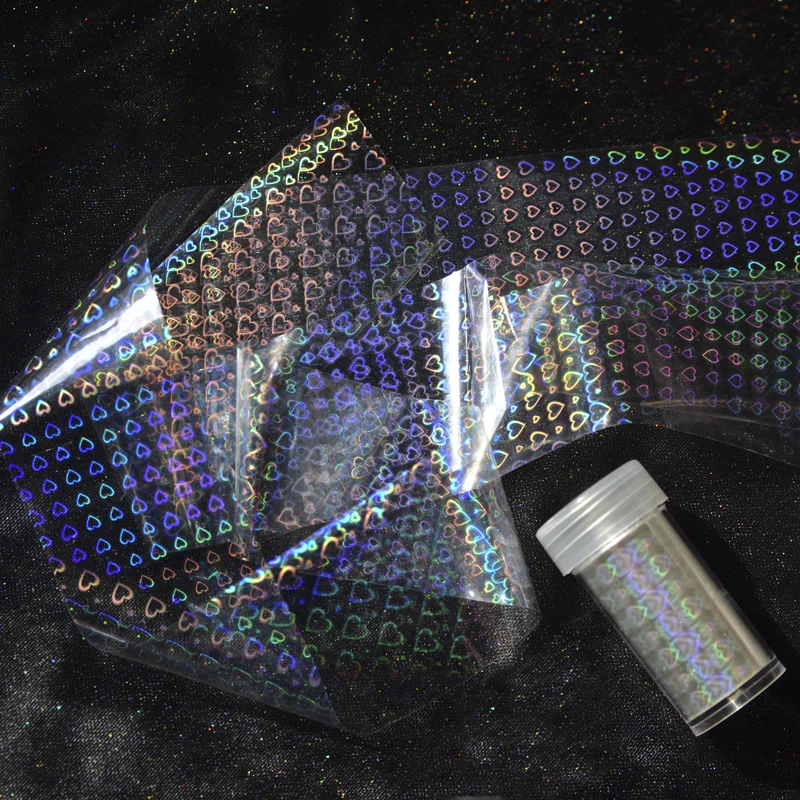 Лазерная Прозрачная Фольга для ногтей 1 м |