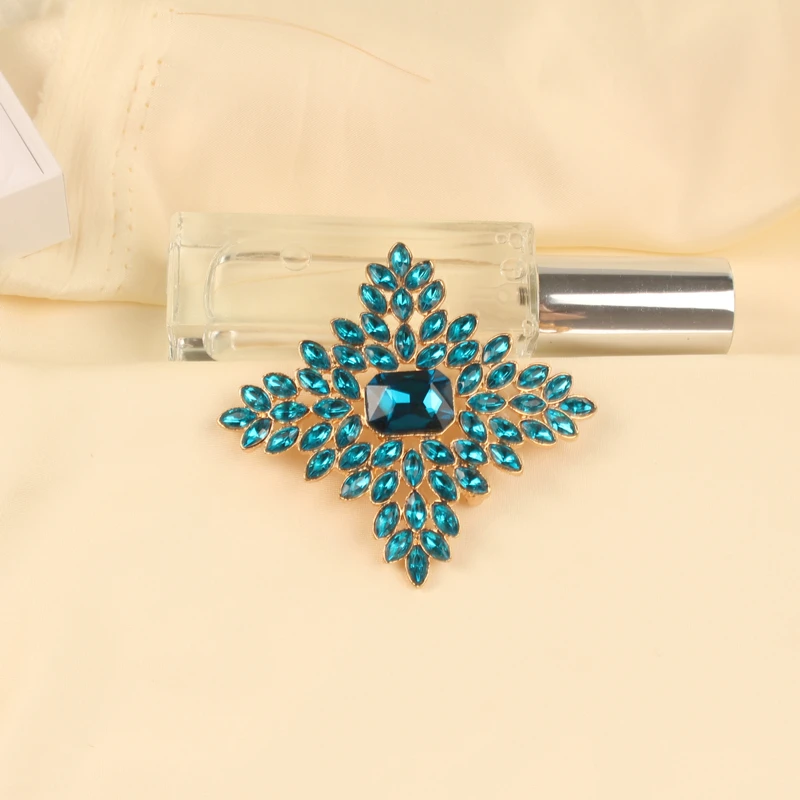 Винтажные броши в стиле барокко со стразами и радужным крестом для женщин мужчин