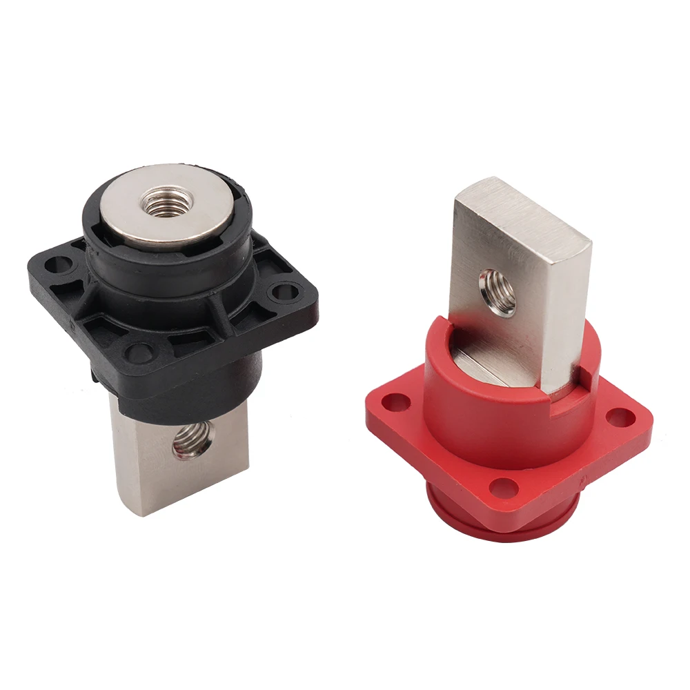 1pc 400A Through-wall Terminal New Energy Storage Lithium Battery Positive And Negative Copper Connector |