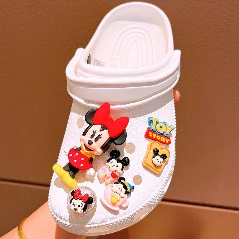 2025 MINISO Микки и Минни Дональд Дак подвески для обуви DIY аксессуары для обуви съемные зажимы для обуви для Colg Disney с мультяшной тематикой (art.: 3920cf620ff3e) - 3920cf620ff3e