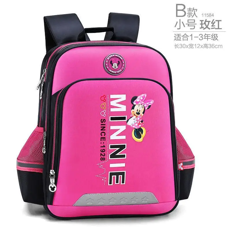 Authentic Disney Mickey schoolbag for primary school students,safety reflective, load reduction and spine protection,