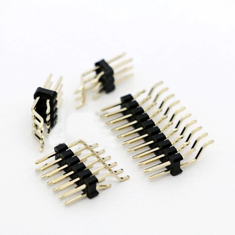 

2.54MM spacing SMT horizontal patch double row pin header 2*2/3/4/5/6/7/8-40P horizontal patch pin header