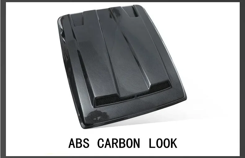 ABS черный карбоновый передний бампер капот двигателя вентиляционная крышка для