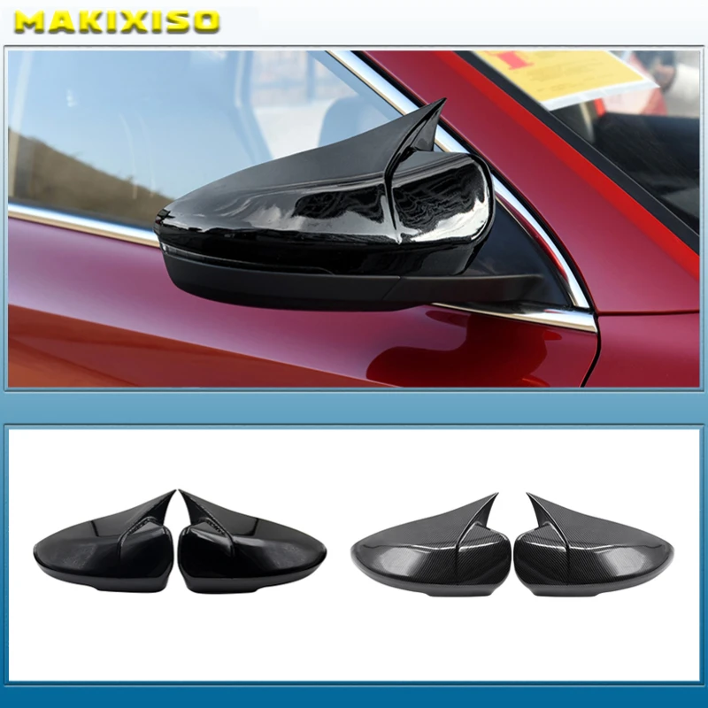 

For Third-Generation Mg 6 2017-2020 Rear View Mirror Cover Ox Horn Style Mg6 Car Accessories