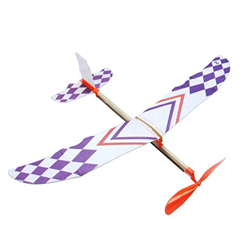 

Diy Rubber Band Powered Aircraft Model Kits Toys For Children Plastic Assembly Planes Model Science Toy For Kid Gifts 2023