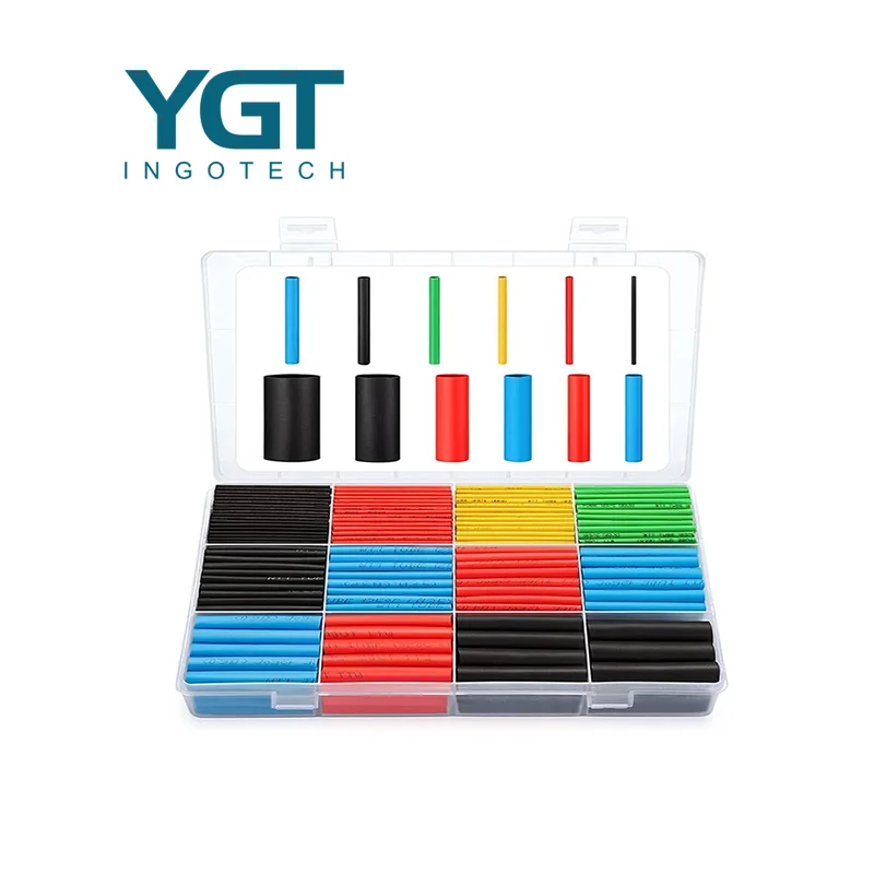 

127-800pcs Heat Shrink Tube Thermoresistant Heat-shrink Tubing Wrapping Kit Electrical Connection Wire Cable Insulation Sleeving