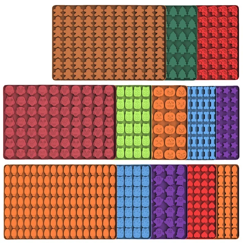 

Силиконовая форма для выпечки в форме сердца, мини-пентагональная форма для шоколада в виде рыбьей собаки, коврик для выпечки, инструменты д...