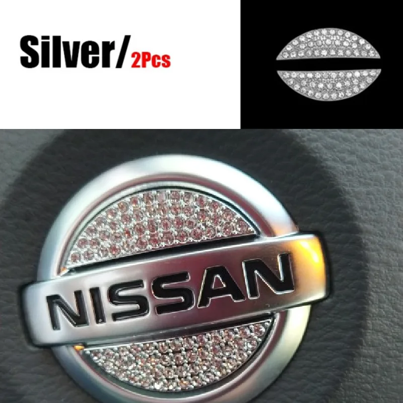 

Автомобильное рулевое колесо, Центральная наклейка, эмблема Nissan Sylphy Juke Titan Altima Qashaqai Note Xterra Sentra X-trail