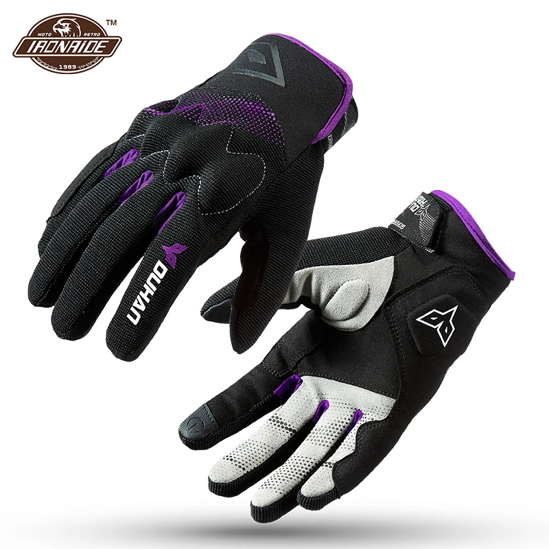 

Мотоциклетные Перчатки, полностью сенсорные перчатки, дышащие перчатки с пальцами, для занятий спортом на открытом воздухе, защиты езды, вн...