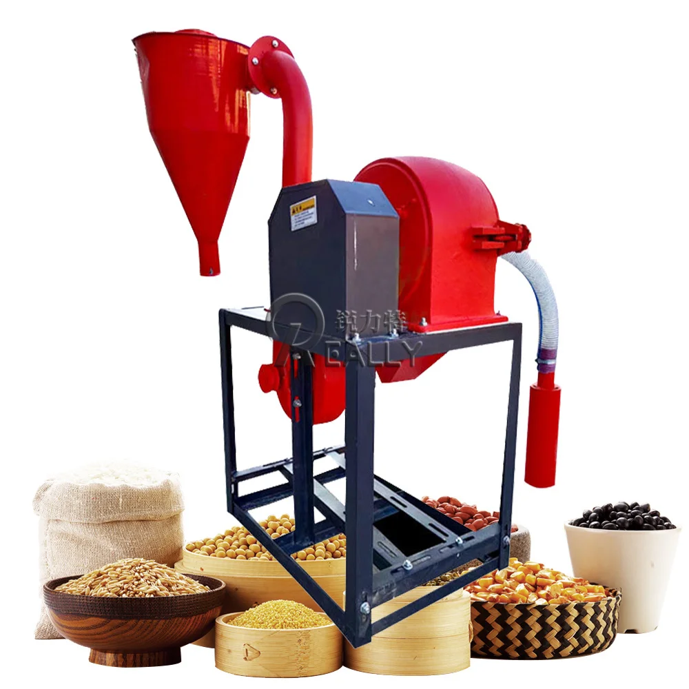 

Good Quality Mini White Flour Milling Machine Rice Corn Grain Herbs Cereal Grinder Crushing Machinery Maize Cob Crusher Machine