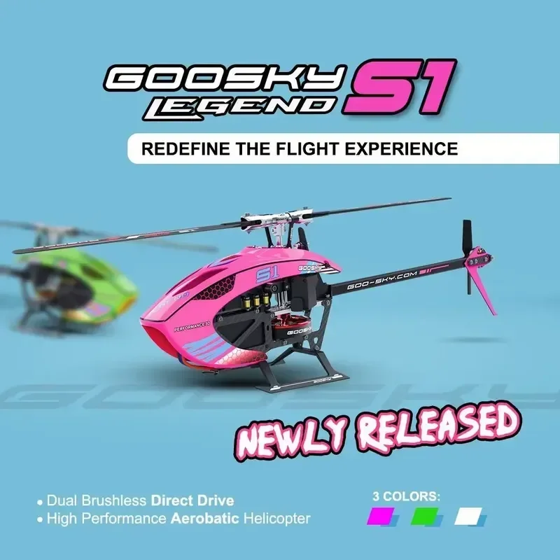 

Вертолет с дистанционным управлением Goosky Gu Tian Technology S1 Модель 3d трюковый вертолет Дрон