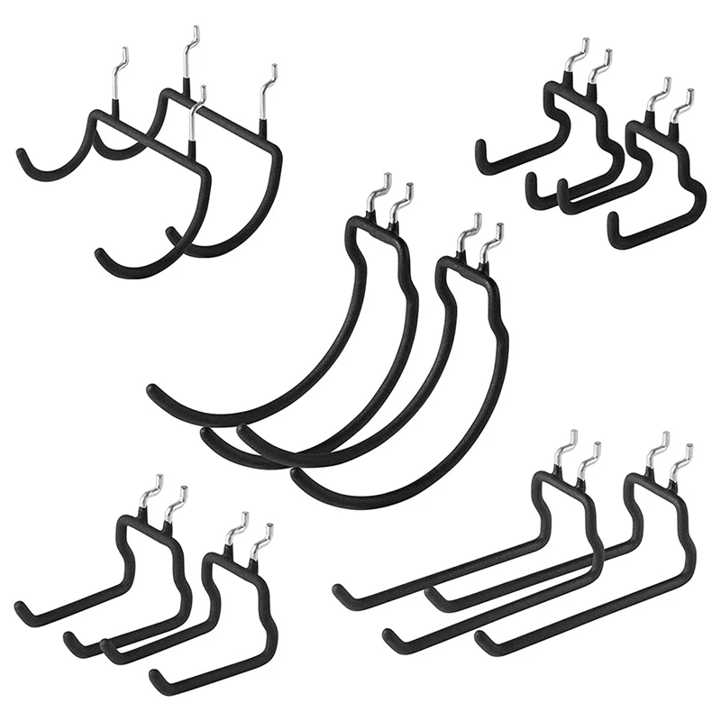 Hot 10 Pcs Nail Board Drilling Frame-Heavy Nail Board Set Hook Hook, Nail Board Power Tool Utility Hook,Craft Nail Board