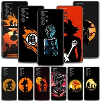 cute anime goku phone case for samsung galaxy a72 a52 a42 a32 a22 a21s a12 a02 a51 a71 a41 a01 dragon ball z soft silicone case