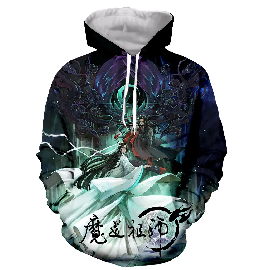 

Men's Hoodies Streetwear 3D Print MO DAO ZU SHI Funny Long Sleeves Hoodie Sweatshirts