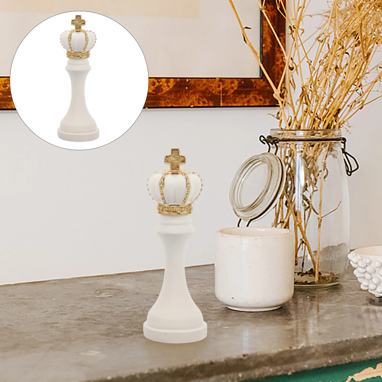 Имитация шахматной смолы для домашнего шикарного декора настольная скульптура