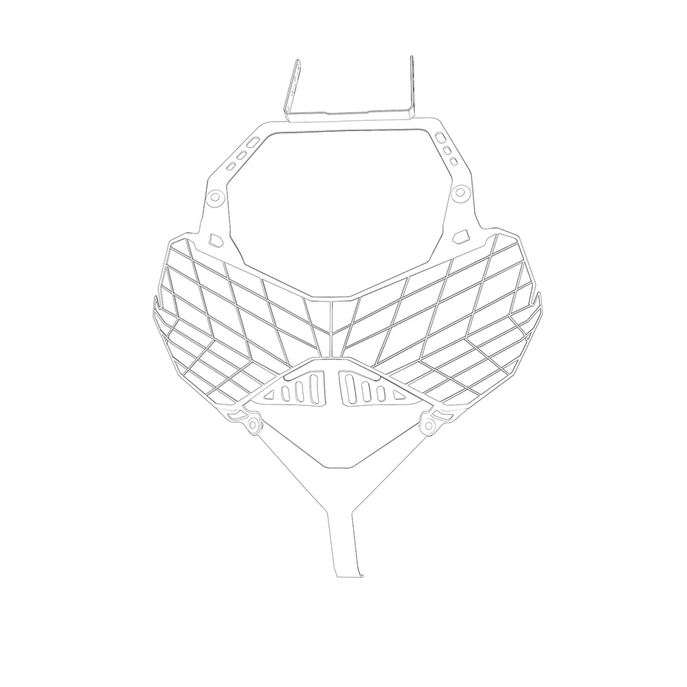 "2022 KLR 650 Motor Headlight Guard For Kawasaki KLR650 Klr650 2021 2022 2023 Headlight Grille