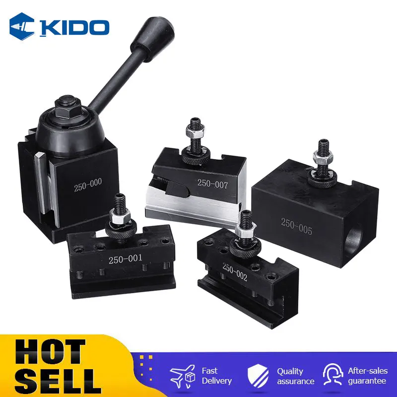 

Wedge GIB 250-000/250-001/250-002/250-004/250-007/250-010 Wedge GIB Type Quick Change Toolpost Tool Holder for Lathe Tools
