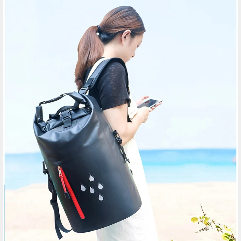 25L 500D PVC Waterproof Dry Bag Backpack Outdoor Duffel Rafting Gym Sports Camping Drybag Trekking Watertight Kayak Hermetic Bag