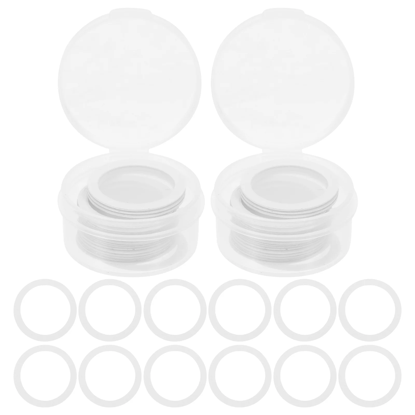 

60 Pcs Kazoo Flute Diaphragm Diaphragms Bite Musical Instrument Replacement Mouth