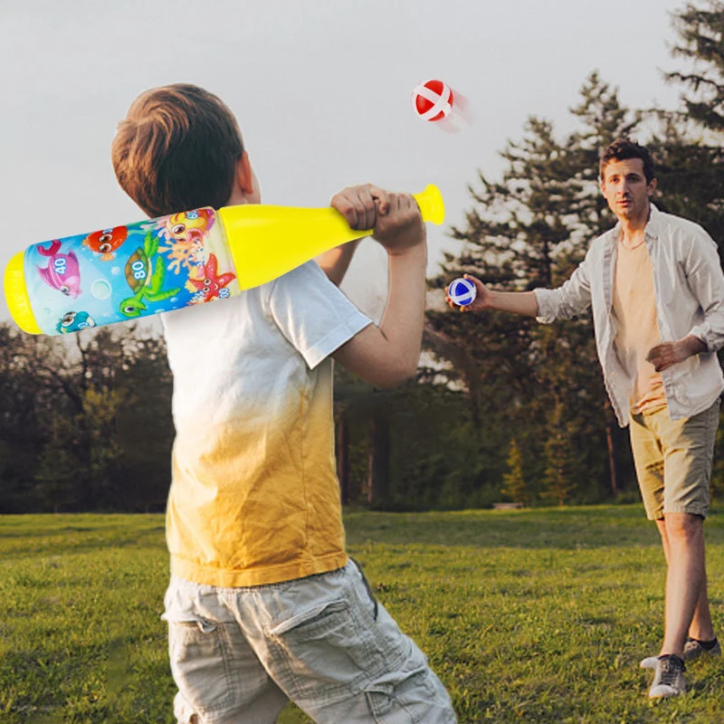 

Outdoor Sport Toys for Kid Baseball Bat Sticky Ball Toys Throw Education Game for Children 3 6 year