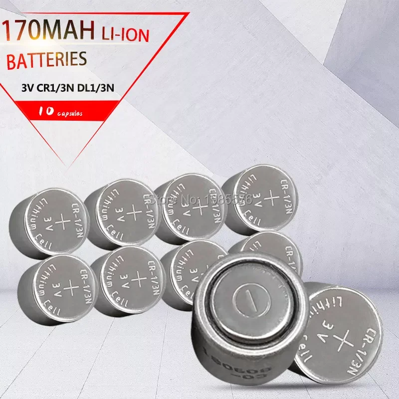 

10pcs NEW CR1/3N CR-1/3N 3V lithium battery DL1/3N CR1/3 1/3N CR13N CR13 13N Glucose camera battery