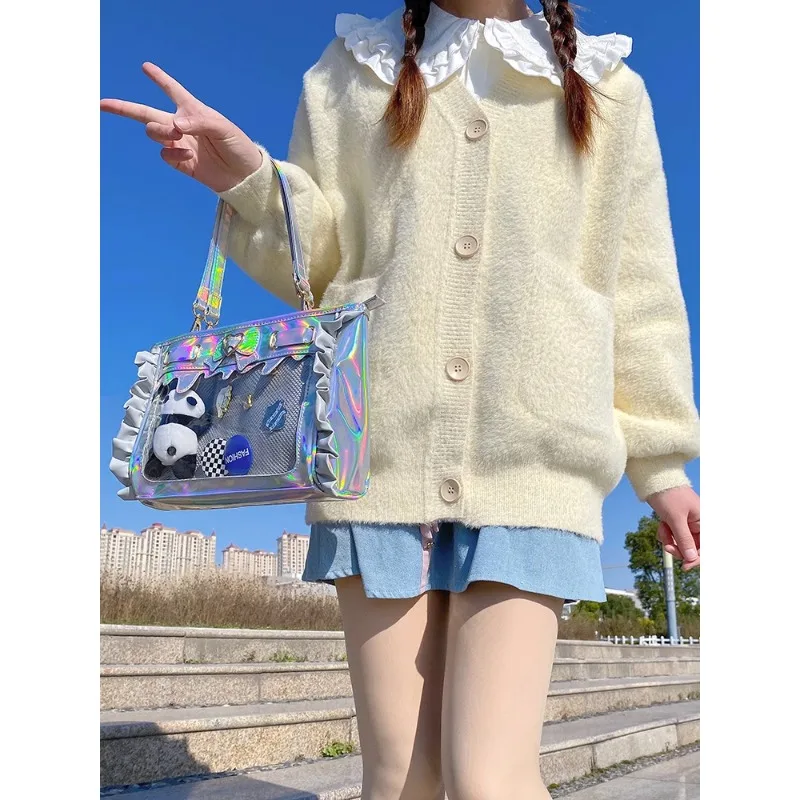 

Оригинальный дизайн вишневого соуса, маленькая элегантная и милая сумка с диагональным кружевом, ежедневное украшение, детский подарок