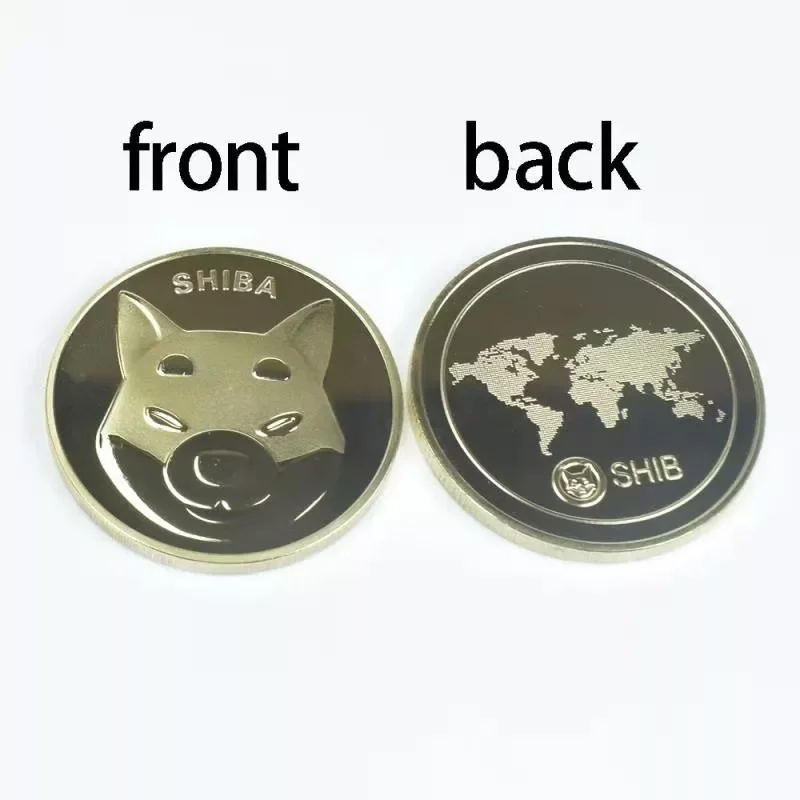 

1PC Gold Plated Coin crypto coin Bitcoin BIT BTC coin Litecoin Ripple Eth Shiba Cardano IOTA FIL wow doge cryptocurrency coin