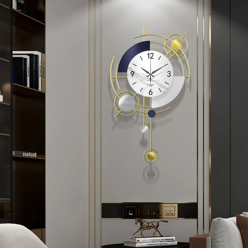 

Wall Clock Modern Design Simple Creative Wall Hanging Art Fashion Clock Living Room Decoration