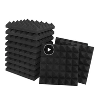 2412pcs studio acoustic foam panels sound insulation treatment ktv room wall soundproof pyramid foam sponge pad sealing strip