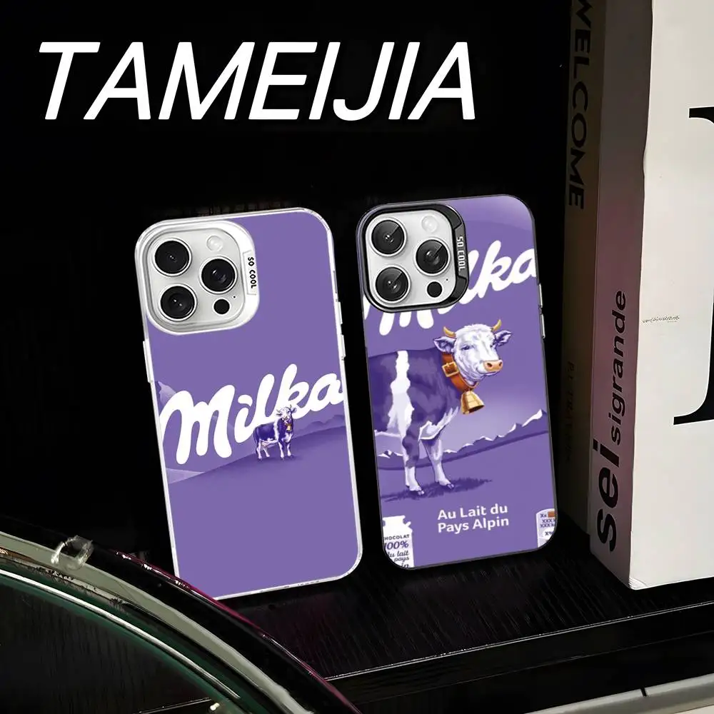 Фото Чехол для телефона M-MilkaS BoxS Chocolate для iPhone 16, 15, 14, 13, 12, 11 Pro Max X XR XSMAX 8 7 Plus, матовая противоударная задняя крышка №4