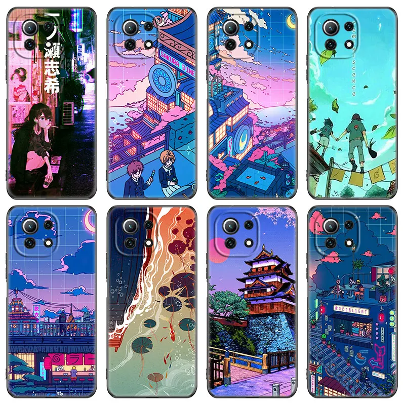 aesthetics art pixel phone case for xiaomi mi poco x3 nfc f3 gt m3 10t 11t 11x pro 11i a2 11 lite ne 5g civi soft black cover free global shipping