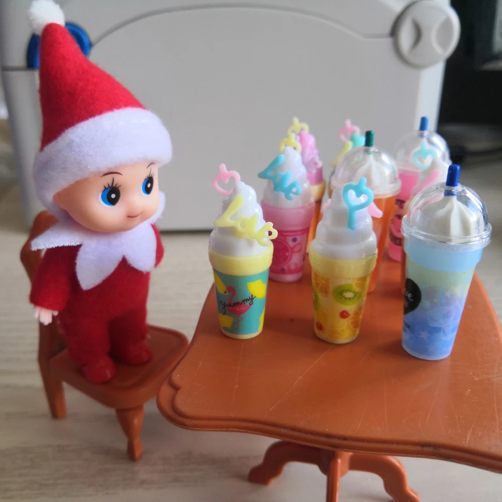 

Doll house miniature ice cream model shooting props living scenery