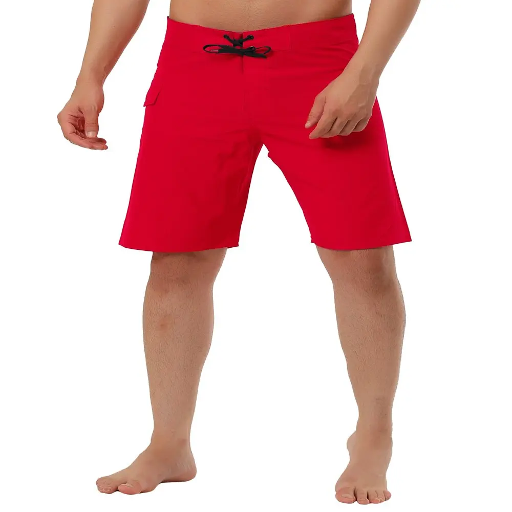 

Men's Drawstring Swim Shorts Elastic Waist Board Shorts